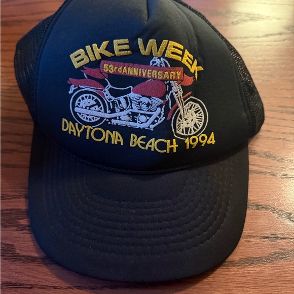 Vintage Bike Week Daytona Beach 90s Trucker hat 🧢 - Picture 1 of 3